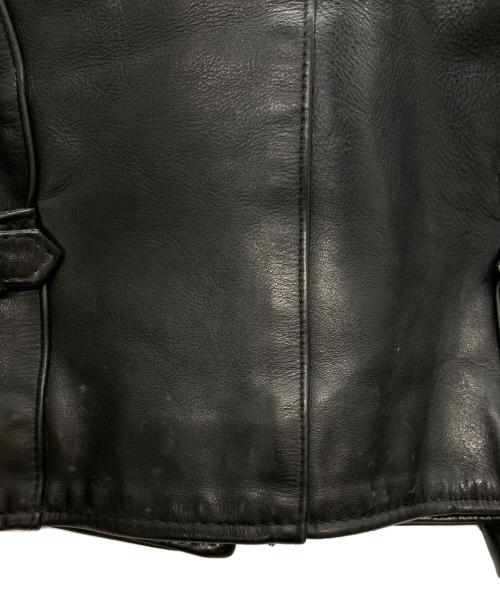 VANSON（バンソン）VANSON (バンソン) シングルライダースジャケット ブラック サイズ:36の古着・服飾アイテム