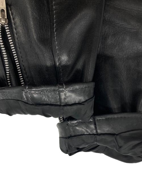 Schott（ショット）Schott (ショット) ライナー付きレザージャケット ブラック サイズ:36の古着・服飾アイテム