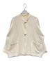 Lanefortyfive（レーンフォーティーファイブ）の古着「SQUAREDワッフルスタンドカラージャケット」｜ベージュ