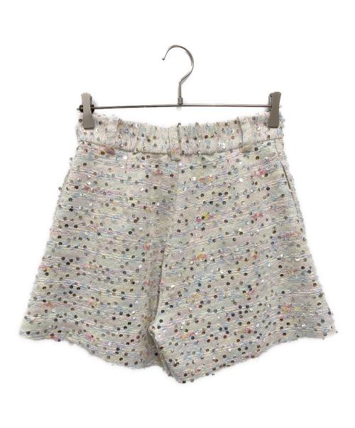 OBLI（オブリ）OBLI (オブリ) スパンコールツイードショートパンツ マルチカラー サイズ:FREE 未使用品の古着・服飾アイテム