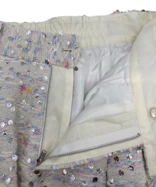 OBLI（オブリ）OBLI (オブリ) スパンコールツイードショートパンツ マルチカラー サイズ:FREE 未使用品の古着・服飾アイテム