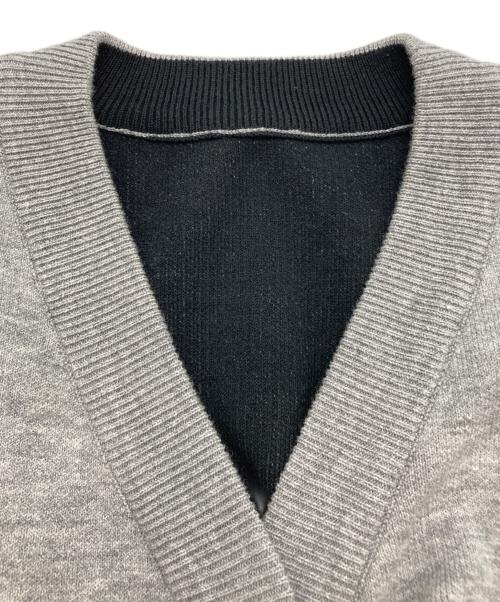 LINKABLE（リンカブル）LINKABLE (リンカブル) リバーシブルカーディガン グレー サイズ:38 未使用品の古着・服飾アイテム