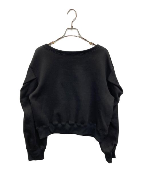 THE TOE（ザ・トゥー）THE TOE (ザ・トゥー) オーパー オフショルダー スウェット ブラック サイズ:S 未使用品の古着・服飾アイテム