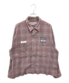 JOURNAL STANDARD（ジャーナルスタンダード）の古着「メカニックファットシャツ」｜ピンク