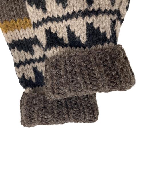 JOURNAL STANDARD（ジャーナルスタンダード）JOURNAL STANDARD (ジャーナルスタンダード) ネイティブパターン ハンドニット ブルゾン ブラウン サイズ:Lの古着・服飾アイテム