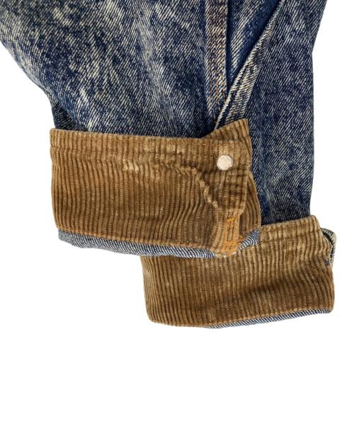 LEVI'S（リーバイス）LEVI'S (リーバイス) ［古着］襟コーデュロイデニムジャケット インディゴ サイズ:Sの古着・服飾アイテム