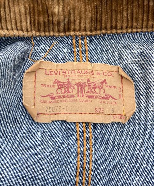 LEVI'S（リーバイス）LEVI'S (リーバイス) ［古着］襟コーデュロイデニムジャケット インディゴ サイズ:Sの古着・服飾アイテム