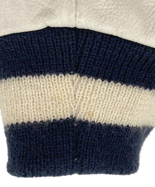 stussy（ステューシー）stussy (ステューシー) 25周年ワールドツアースタジャン ネイビー×ホワイト サイズ:XLの古着・服飾アイテム