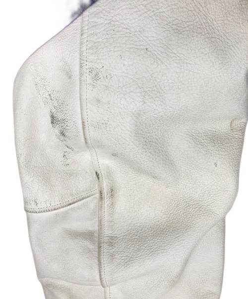 stussy（ステューシー）stussy (ステューシー) 25周年ワールドツアースタジャン ネイビー×ホワイト サイズ:XLの古着・服飾アイテム