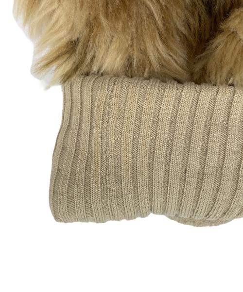 SLY（スライ）SLY (スライ) CURLY BOA CROP ブルゾン ベージュ サイズ:FREEの古着・服飾アイテム