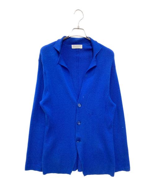Yohji Yamamoto pour homme（ヨウジヤマモト プールオム）Yohji Yamamoto pour homme (ヨウジヤマモト プールオム) ニットカーディガン ブルー サイズ:3の古着・服飾アイテム