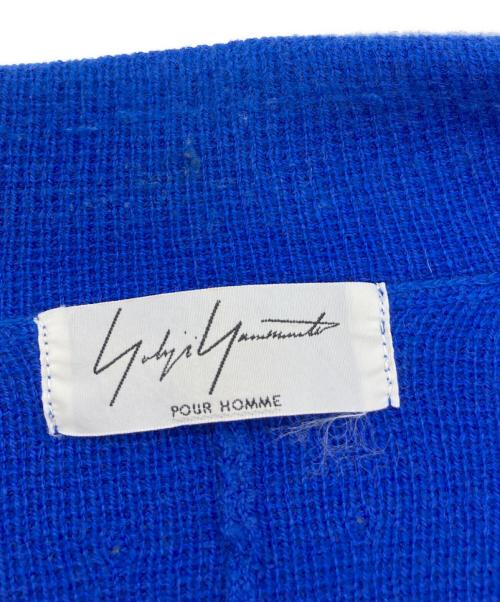 Yohji Yamamoto pour homme（ヨウジヤマモト プールオム）Yohji Yamamoto pour homme (ヨウジヤマモト プールオム) ニットカーディガン ブルー サイズ:3の古着・服飾アイテム