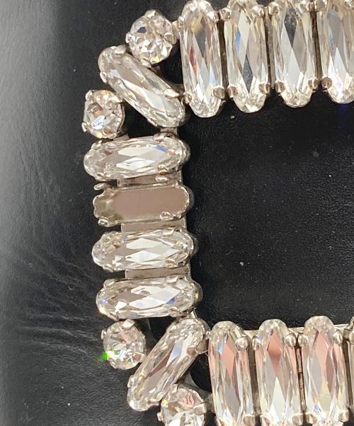 Roger Vivier（ロジェ ヴィヴィエ）Roger Vivier (ロジェ ヴィヴィエ) クリスタルバックルスニーカー ブラック サイズ:36の古着・服飾アイテム