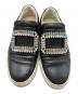 中古・古着 Roger Vivier (ロジェ ヴィヴィエ) クリスタルバックルスニーカー ブラック サイズ:36：10000円