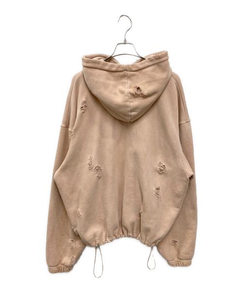 THUG CLUB（サグ クラブ）THUG CLUB (サグ クラブ) Rock Hoodie ベージュ サイズ:1の古着・服飾アイテム