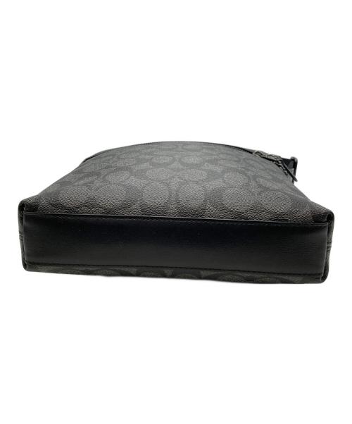 COACH（コーチ）COACH (コーチ) ハウストンフライトバッグ ブラック×グレーの古着・服飾アイテム