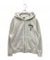 stussy（ステューシー）の古着「ワールドツアージップパーカー」｜グレー