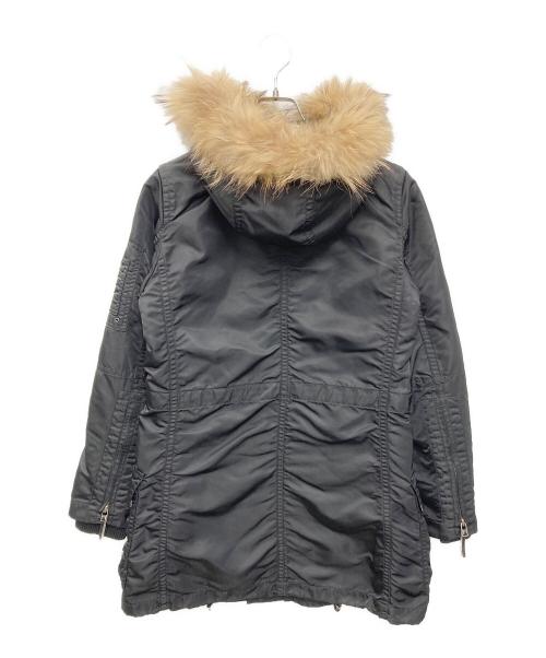 BURBERRY BLUE LABEL（バーバリー ブルー レーベル）BURBERRY BLUE LABEL (バーバリーロンドンブルーレーベル) ライナー付N-3Bコート ブラック サイズ:40の古着・服飾アイテム