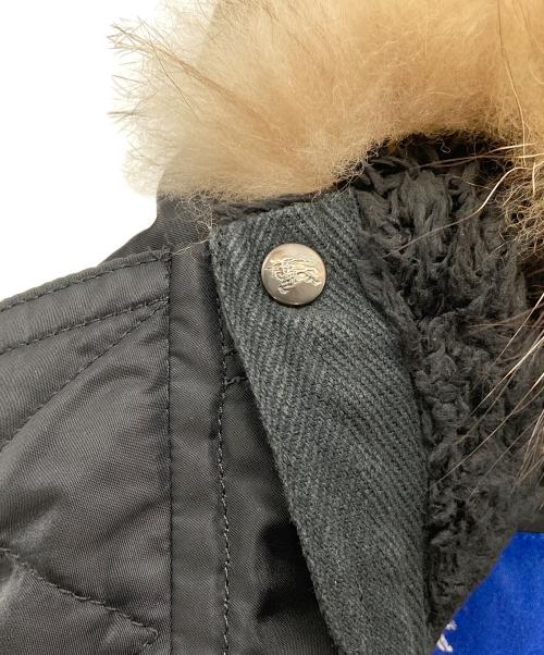 BURBERRY BLUE LABEL（バーバリー ブルー レーベル）BURBERRY BLUE LABEL (バーバリーロンドンブルーレーベル) ライナー付N-3Bコート ブラック サイズ:40の古着・服飾アイテム