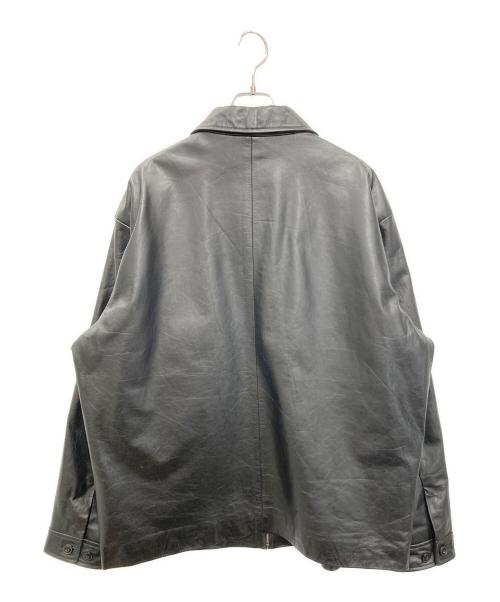 GAP（ギャップ）GAP (ギャップ) ［古着］レザージップジャケット ブラック サイズ:XXLの古着・服飾アイテム
