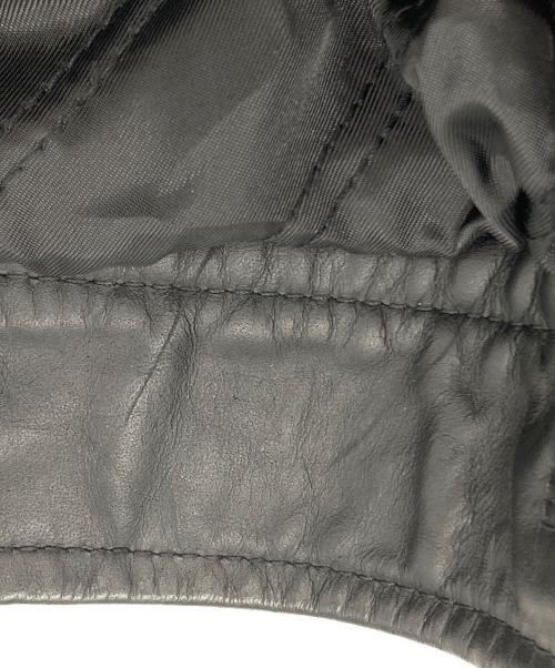 GAP（ギャップ）GAP (ギャップ) ［古着］レザージップジャケット ブラック サイズ:XXLの古着・服飾アイテム