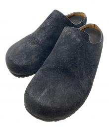 BENEXY（ベネクシー）の古着「270 リラックス ベロアレザークロッグシューズ」｜ブラック