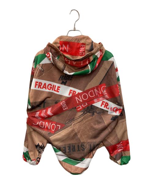 Vivienne Westwood RED LABEL（ヴィヴィアンウエストウッドレッドレーベル）Vivienne Westwood RED LABEL (ヴィヴィアンウエストウッドレッドレーベル) MESH TAPE PRINTピロークロップドフーディー ブラウン サイズ:00の古着・服飾アイテム