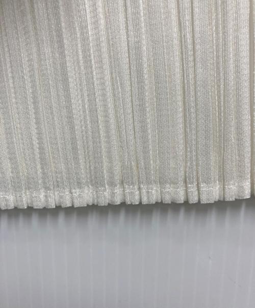 PLEATS PLEASE（プリーツプリーズ）PLEATS PLEASE (プリーツプリーズ) ノースリーブワンピース ホワイト サイズ:3の古着・服飾アイテム