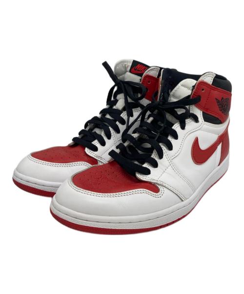 NIKE（ナイキ）NIKE (ナイキ) Air Jordan 1 High OG ホワイト×レッド サイズ:28cmの古着・服飾アイテム
