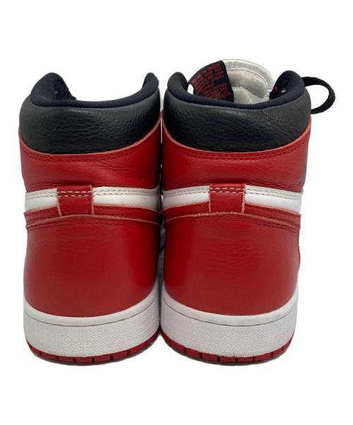 NIKE（ナイキ）NIKE (ナイキ) Air Jordan 1 High OG ホワイト×レッド サイズ:28cmの古着・服飾アイテム