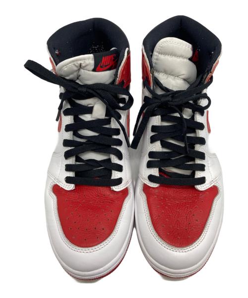 NIKE（ナイキ）NIKE (ナイキ) Air Jordan 1 High OG ホワイト×レッド サイズ:28cmの古着・服飾アイテム