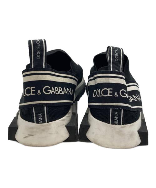 DOLCE & GABBANA（ドルチェ＆ガッバーナ）DOLCE & GABBANA (ドルチェ＆ガッバーナ) ソレントストレッチスニーカー ブラック サイズ:SIZE 42の古着・服飾アイテム