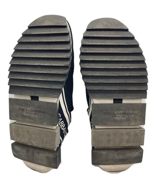 DOLCE & GABBANA（ドルチェ＆ガッバーナ）DOLCE & GABBANA (ドルチェ＆ガッバーナ) ソレントストレッチスニーカー ブラック サイズ:SIZE 42の古着・服飾アイテム
