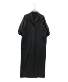 RIM.ARK（リムアーク）の古着「MA-1 sleeve H/S OP」｜ブラック