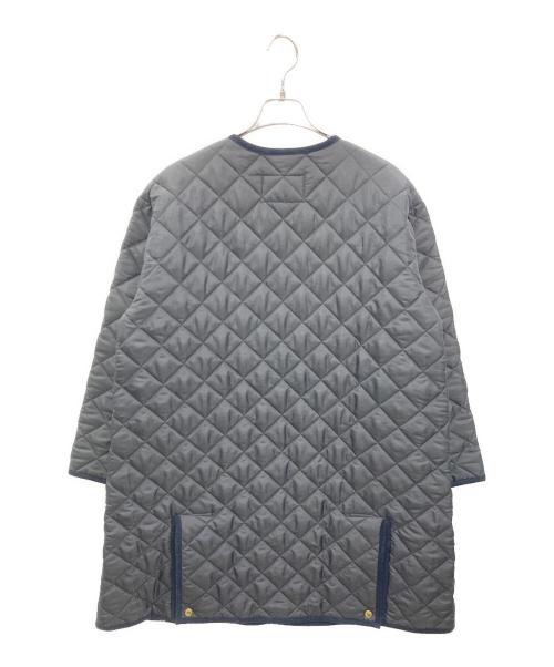 Traditional Weatherwear（トラディショナルウェザーウェア）Traditional Weatherwear (トラディショナルウェザーウェア) SLOBE IENA (スローブ イエナ) 別注キルティング Aラインロングコート ブラック サイズ:36の古着・服飾アイテム