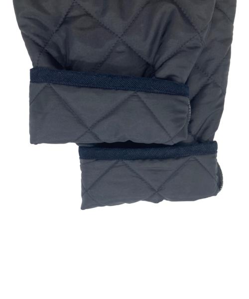 Traditional Weatherwear（トラディショナルウェザーウェア）Traditional Weatherwear (トラディショナルウェザーウェア) SLOBE IENA (スローブ イエナ) 別注キルティング Aラインロングコート ブラック サイズ:36の古着・服飾アイテム