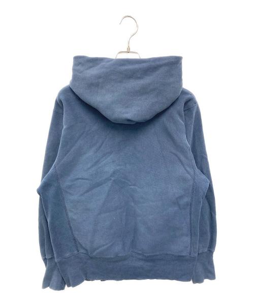 Champion REVERSE WEAVE（チャンピオン リバース ウィーブ）Champion REVERSE WEAVE (チャンピオン リバース ウィーブ) ［古着］90's目なしジップパーカー ネイビー サイズ:Mの古着・服飾アイテム