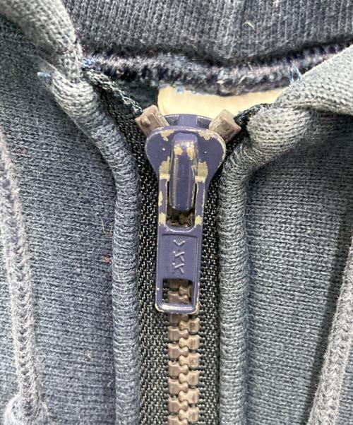 Champion REVERSE WEAVE（チャンピオン リバース ウィーブ）Champion REVERSE WEAVE (チャンピオン リバース ウィーブ) ［古着］90's目なしジップパーカー ネイビー サイズ:Mの古着・服飾アイテム