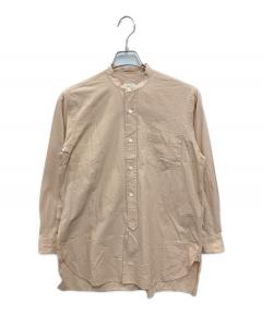 多華様 生成りOX 24 中古・古着通販】COMOLI (コモリ) オックス BDシャツ ホワイト×グレー