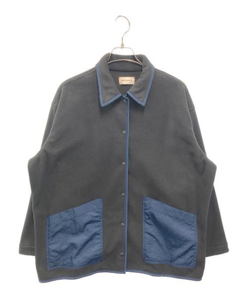 MEYAME（メヤメ）MEYAME (メヤメ) FLEECE COACH JACKET ブラック サイズ:FREEの古着・服飾アイテム