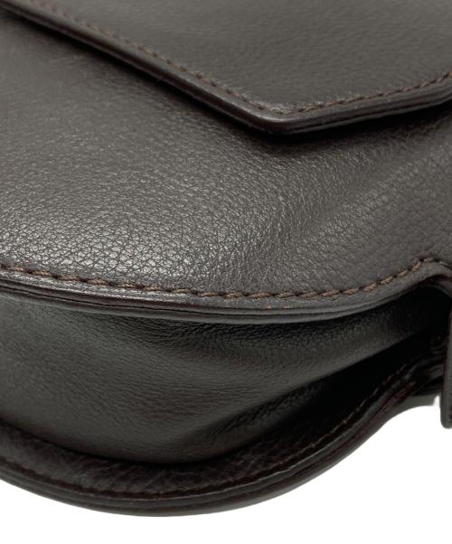 土屋鞄（ツチヤカバン）土屋鞄 (ツチヤカバン) レザーショルダーバッグ ブラウンの古着・服飾アイテム