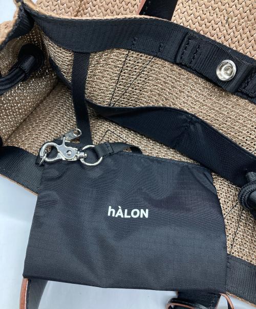 hALON（アーロン）HALON (アーロン) ライト メッシュ ミニトートバッグ ブラウンの古着・服飾アイテム