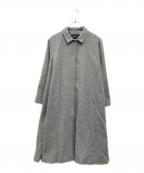 mizuiro-indミズイロインド）の古着「ステンカラーフレアコート」｜グレー
