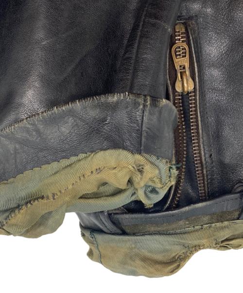 M.Bauerle RUSSELSHEIM（エム ボイア リュッセルスハイム）M.Bauerle RUSSELSHEIM (エム ボイア リュッセルスハイム) ［古着］モーターサイクル レザージャケット ブラック サイズ:記載なしの古着・服飾アイテム