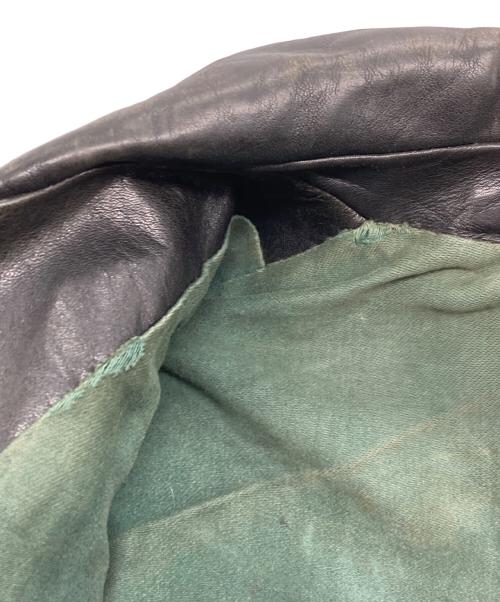 M.Bauerle RUSSELSHEIM（エム ボイア リュッセルスハイム）M.Bauerle RUSSELSHEIM (エム ボイア リュッセルスハイム) ［古着］モーターサイクル レザージャケット ブラック サイズ:記載なしの古着・服飾アイテム