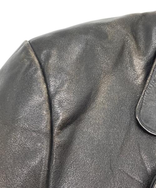 M.Bauerle RUSSELSHEIM（エム ボイア リュッセルスハイム）M.Bauerle RUSSELSHEIM (エム ボイア リュッセルスハイム) ［古着］モーターサイクル レザージャケット ブラック サイズ:記載なしの古着・服飾アイテム