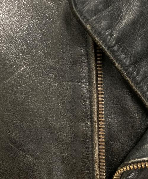 M.Bauerle RUSSELSHEIM（エム ボイア リュッセルスハイム）M.Bauerle RUSSELSHEIM (エム ボイア リュッセルスハイム) ［古着］モーターサイクル レザージャケット ブラック サイズ:記載なしの古着・服飾アイテム