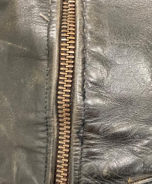 M.Bauerle RUSSELSHEIM（エム ボイア リュッセルスハイム）M.Bauerle RUSSELSHEIM (エム ボイア リュッセルスハイム) ［古着］モーターサイクル レザージャケット ブラック サイズ:記載なしの古着・服飾アイテム