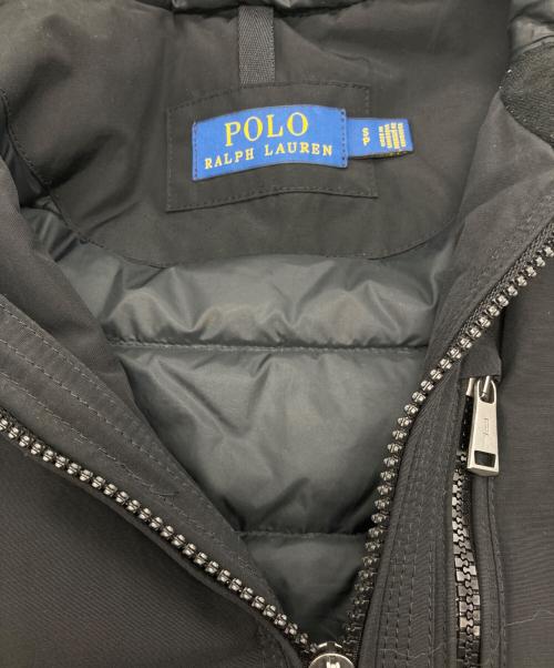 POLO RALPH LAUREN（ポロ・ラルフローレン）POLO RALPH LAUREN (ポロ・ラルフローレン) ポニー刺繍ダウンジャケット ブラック サイズ:Sの古着・服飾アイテム