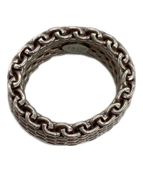 TIFFANY & Co.（ティファニー）Tiffany & Co. (ティファニー) サマセットメッシュリング シルバー サイズ:9号の古着・服飾アイテム